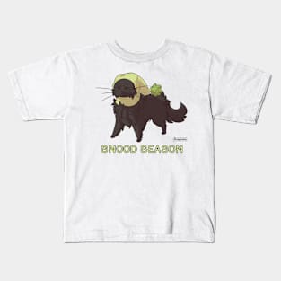 Snood Season Cat Kids T-Shirt